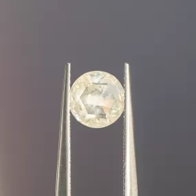 1.15CT ROSECUT SALT AND PEPPER DIAMOND, WHITE GLOW WITH INCLUSIONS, 7.25X7.22X2.60MM