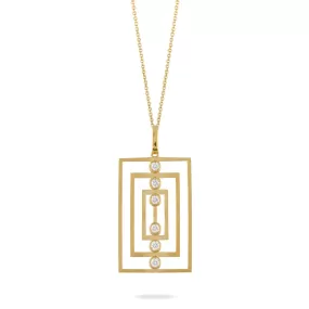 18k Art Deco Diamond Necklace