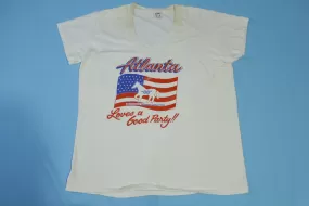 Atlanta 1988 Democratic National Convention Vintage 80's Loves A Good Party T-Shirt