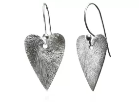 Bavarian Brushed Heart Earrings