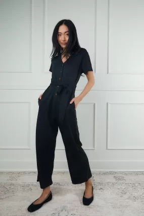 Break Free Black Jumpsuit-FINAL SALE