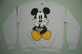 Mickey Mouse Front and Back Side Double Up Vintage 90's USA Crewneck Sweatshirt