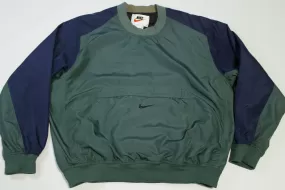 Nike White Tag Vintage 90's Pullover Center Check Pouch Windbreaker Jacket