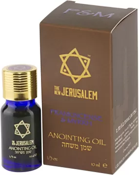 Premium Frankincense & Myrrh Anointing Oil Handmade Religious 10 ml - 0.34 Fl Oz