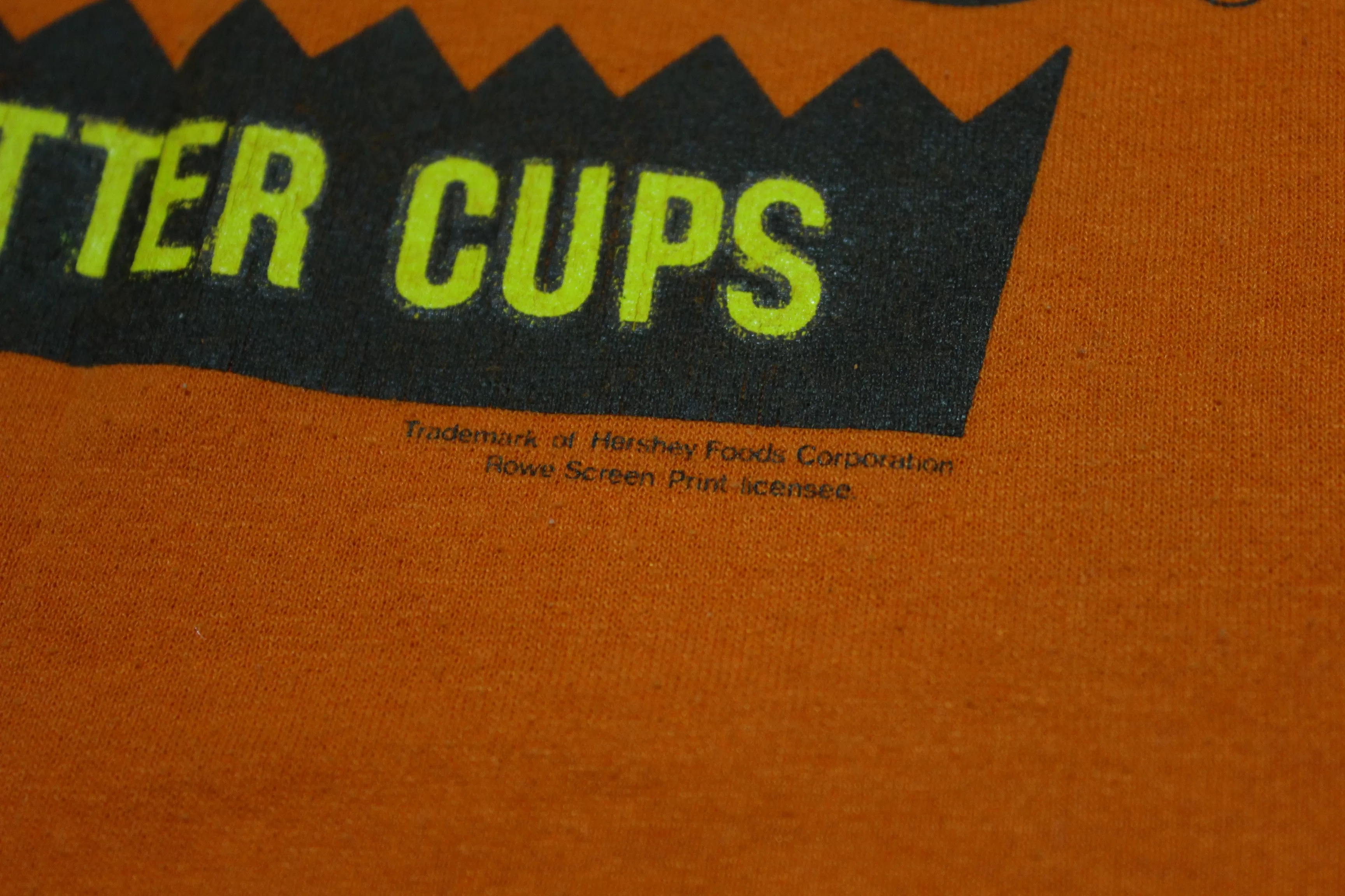 Reese's Peanut Butter Cups Vintage 80's Single Stitch USA Snack Promo T-Shirt