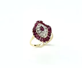 Ruby and Diamond Ring