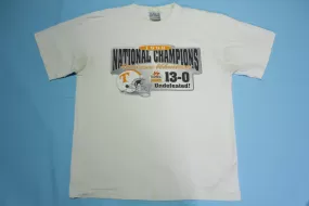 Tennessee Volunteers 1998 National Champions Vintage 90's Tostitos Undefeated T-Shirt