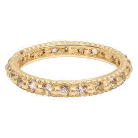 White Ramona Ring - Size 6 - 11727